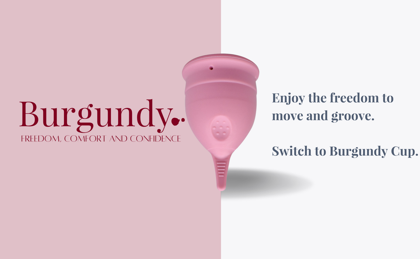 Burgundy Menstrual Cup - Small Size