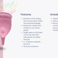 Burgundy Menstrual Cup - Small Size