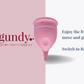 Burgundy Menstrual Cup - Small Size
