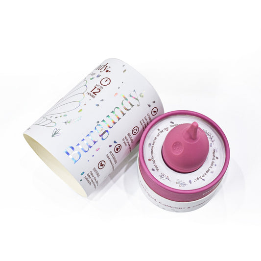 Burgundy Menstrual Cup - Small Size